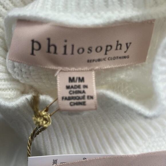 PHILOSOPHY SNOW GLOBE‎ NWT SWEATER SIZE M - Picture 5 of 10
